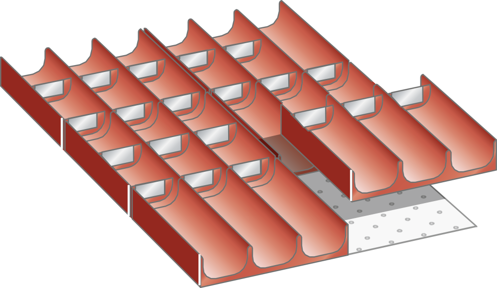 Juego Acanaladuras 18x27E (AxPxA) 306x459x50mm