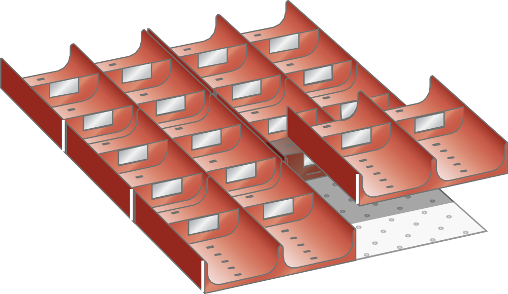 Juego Acanaladuras 18x27E (AxPxA) 306x459x50mm
