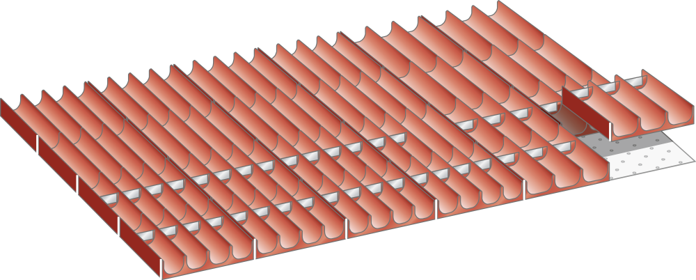 Set Conche 54x36E (LxPxA) 918x612x50mm