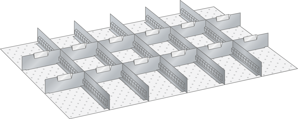 Set Pareti fessurate e lamine divisorie 54x36E (LxPxA) 918x612x75mm