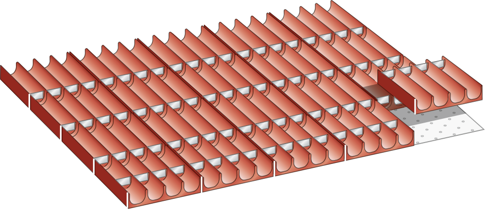 Set Conche 45x36E (LxPxA) 765x612x50mm