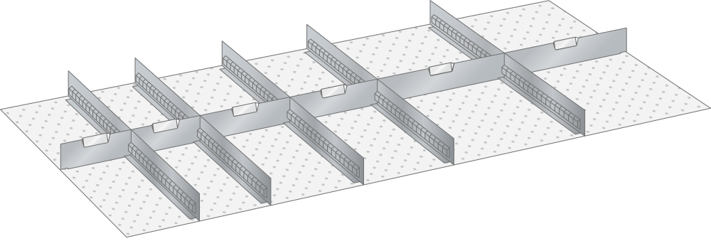 Kit Parois s&eacute;paration et Plaquettes s&eacute;paratrices 78x36E (LxPxFH) 1326x612x75mm