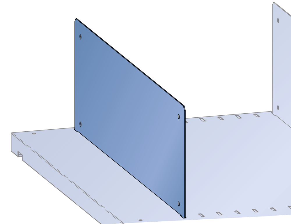 Pareti divisorie L1006 (PxA) 600x100mm 10 pz. R5019