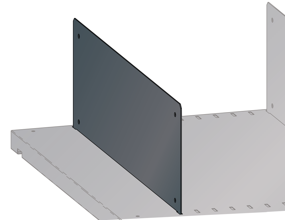 Pareti divisorie L1006 (PxA) 500x100mm 10 pz. R7015