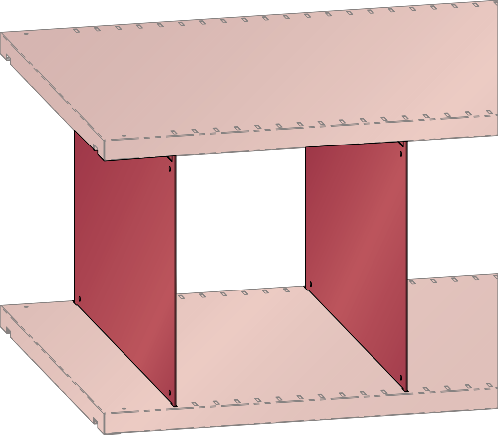 Separatori L1006 (PxA) 400x250mm 10 pz. R3000