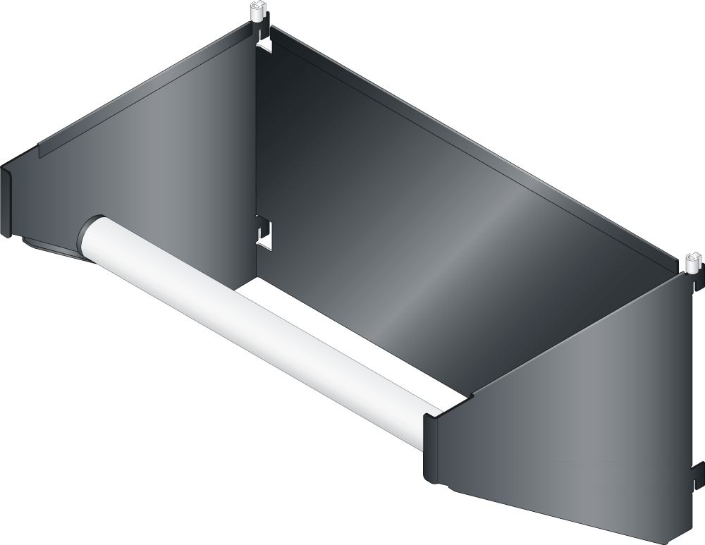 Supporto per rotoli di carta L 360mm