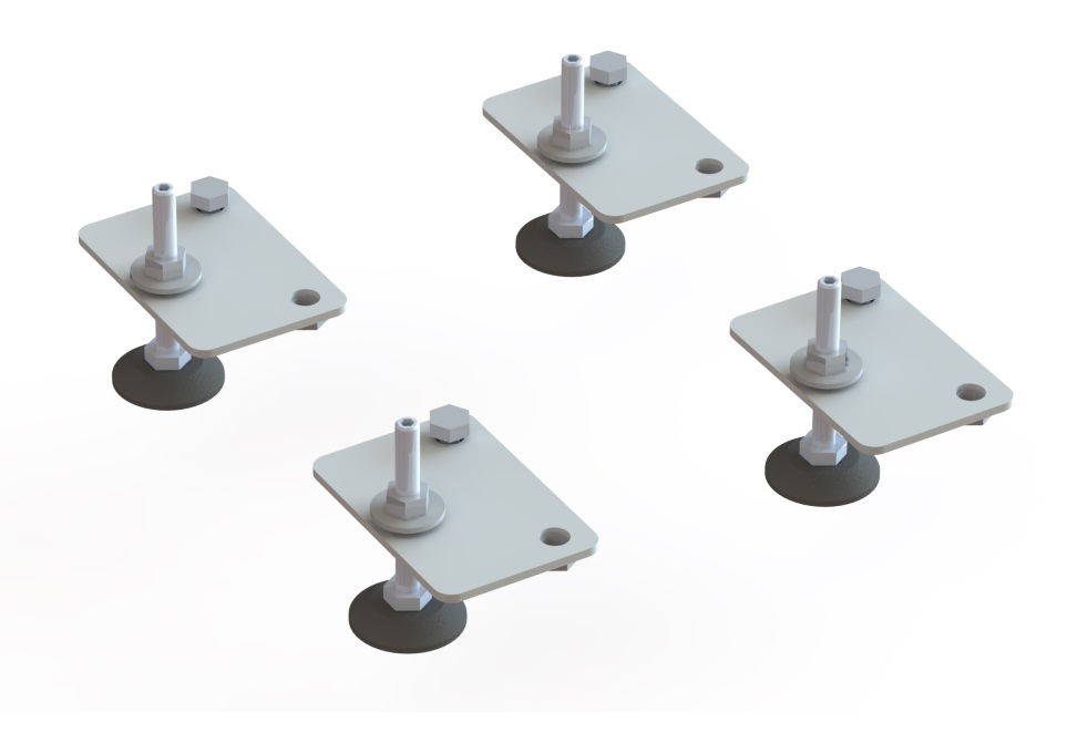 Kit de pieds de mise &agrave; niveau