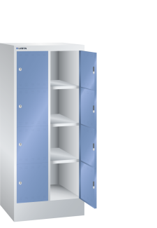 Imagen 1: Armario compartimento (AxPxA) 610x500x1395mm 2x4 compartimento R7035/R5019