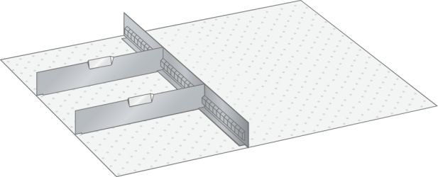 Slotted dividers and metal separators 100.354.000