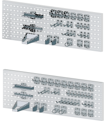 Set di ganci per pannelli forati 45.270.000