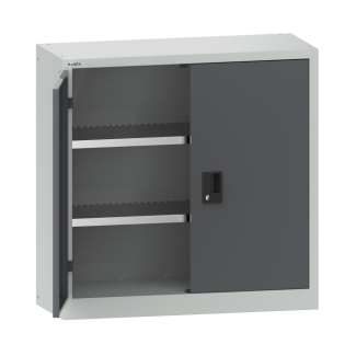 Image 1 : Armoire &agrave; portes battantes (LxPxH) 1000x400x1000mm RFID Lock R7035/N6502