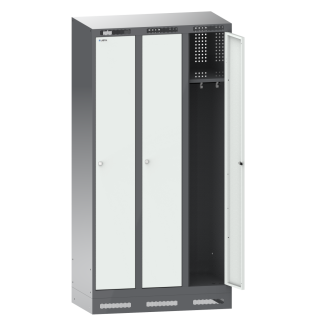 Image 1: Battery charging cabinet (WxDxH) 900x585x1800mm 3 comp. type F N6502/R7035