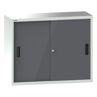 Image 1: Overhead cabinet (WxDxH) 1000x300x800mm KEY Lock R7035/N6502