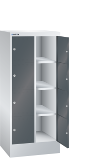 Imagen 1: Armario compartimento (AxPxA) 610x500x1395mm 2x4 compartimento R7035/R7015