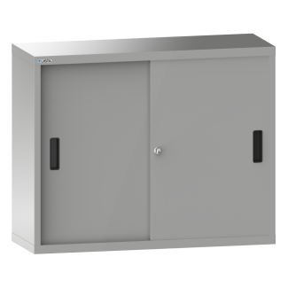 Image 1: Overhead cabinet (WxDxH) 1000x300x800mm KEY Lock R7035/R9006