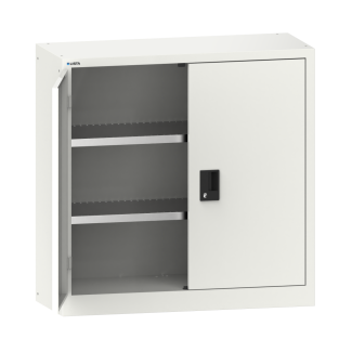 Image 1: Hinged door cabinet (WxDxH) 1000x400x1000mm RFID Lock R9010