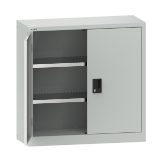 Image 1: Hinged door cabinet (WxDxH) 1000x400x1000mm RFID Lock R7035