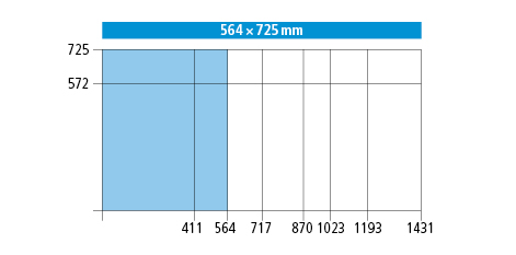 564 x 725 (27 x 36 E)